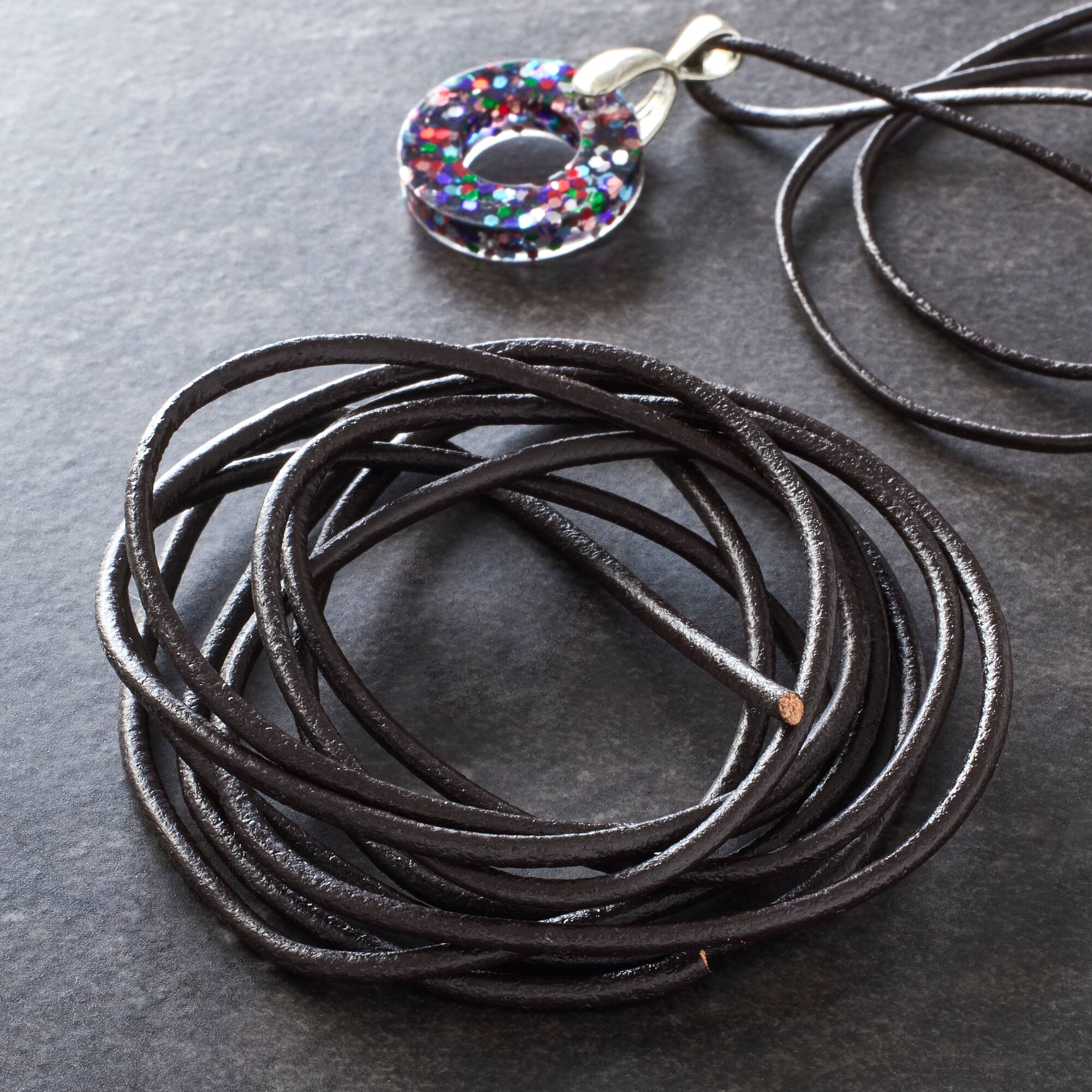 Brown Leather Cording by Bead Landing™